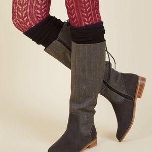 Results May Ferry Boots in Herringbone Grey